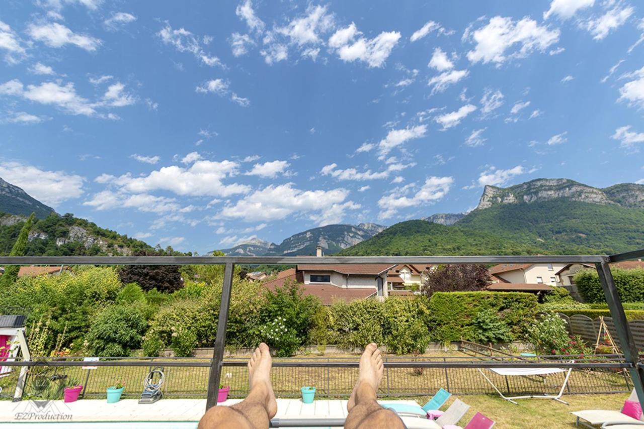 Appartement Lumineux A Voreppe Avec Piscine Eksteriør bilde